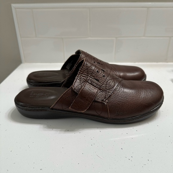 Boc Women’s Born Concepts Mule 7M Brown Leather Slip On Clogs Comfort Shoes Boho - Picture 1 of 9